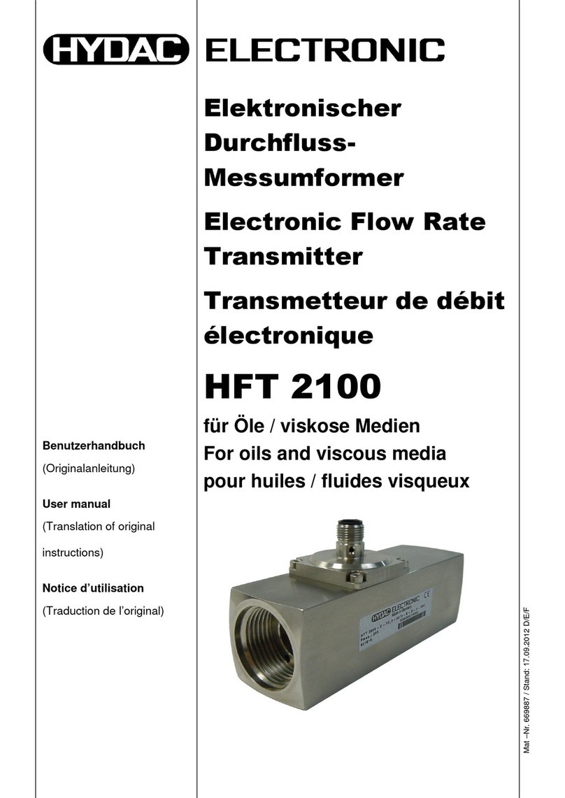 Hydac HFT 2100 user manual