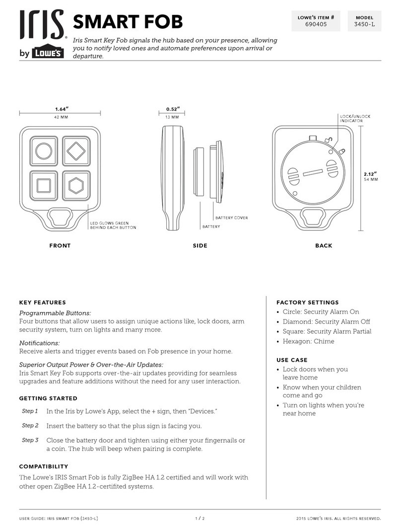 IRIS SMART FOB manual