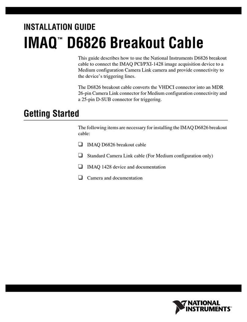 National Instruments IMAQ D6826 installation guide