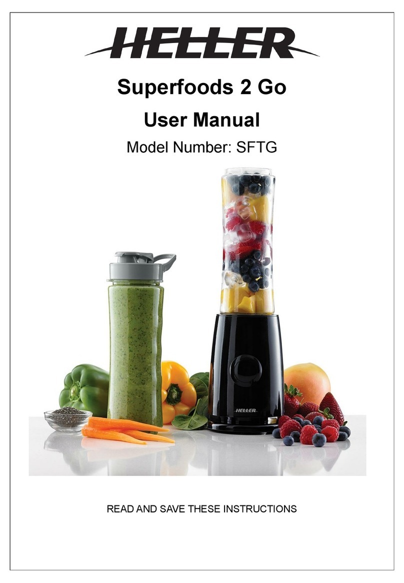 HELLER Superfoods 2 Go user manual