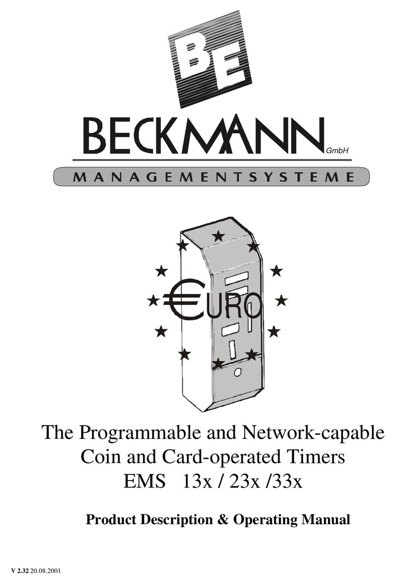 Beckmann EMS 135 M Product Deion & Operating Manual Beckmann EMS 135 M Product Deion & Operating Manual