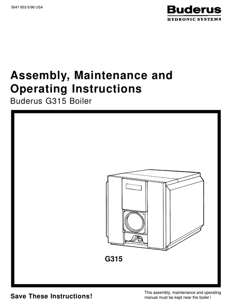 Buderus Logano G315 Quick guide