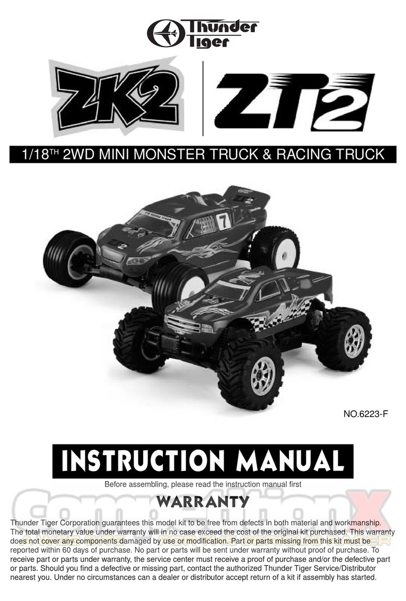 THUNDER TIGER ZT2 User manual