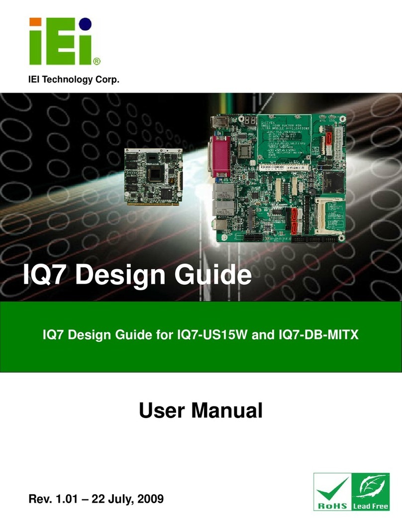 IEI Technology IQ7-US15W User manual