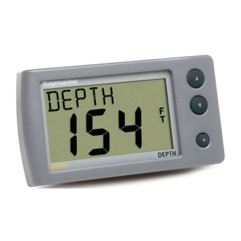 Raymarine ST40 Depth Instrument User guide
