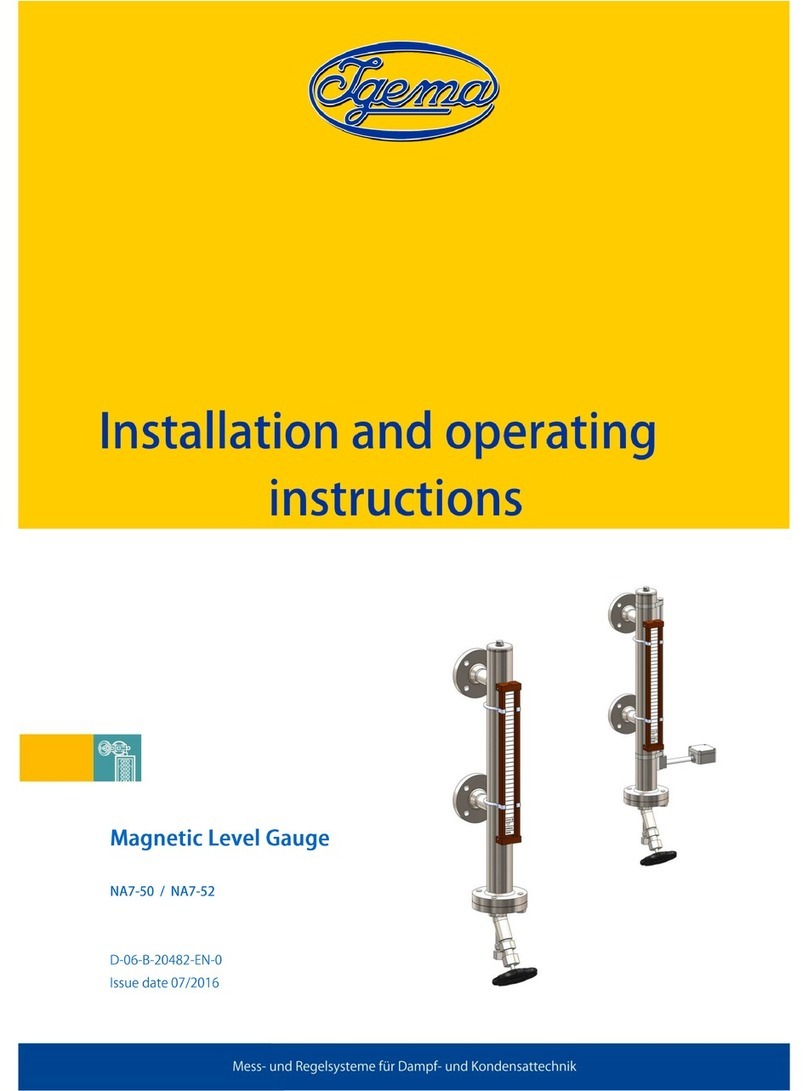 Igema NA7-50 Installation and operating instructions