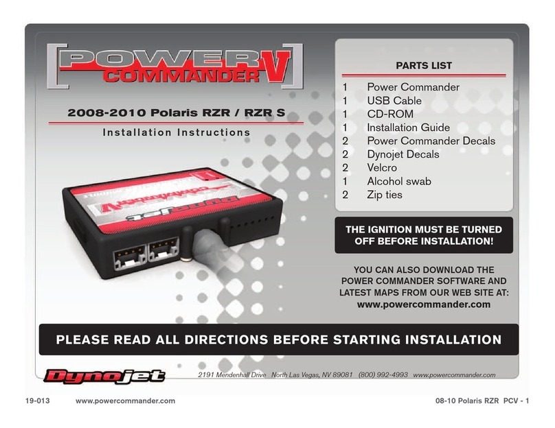 Dynojet Power commander V installation instructions