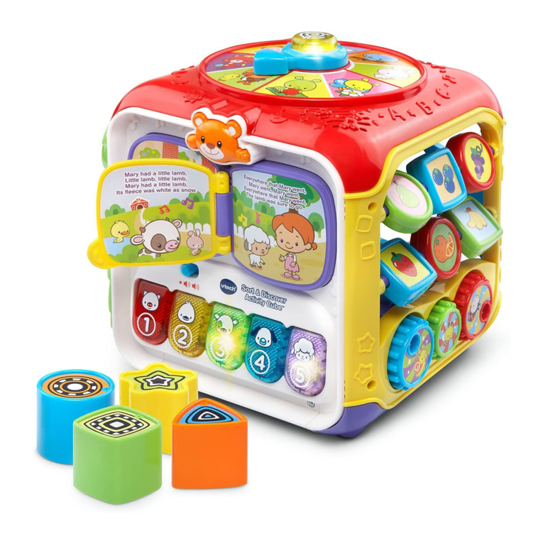 V-tech Sort & Discover Activity Cube User manual