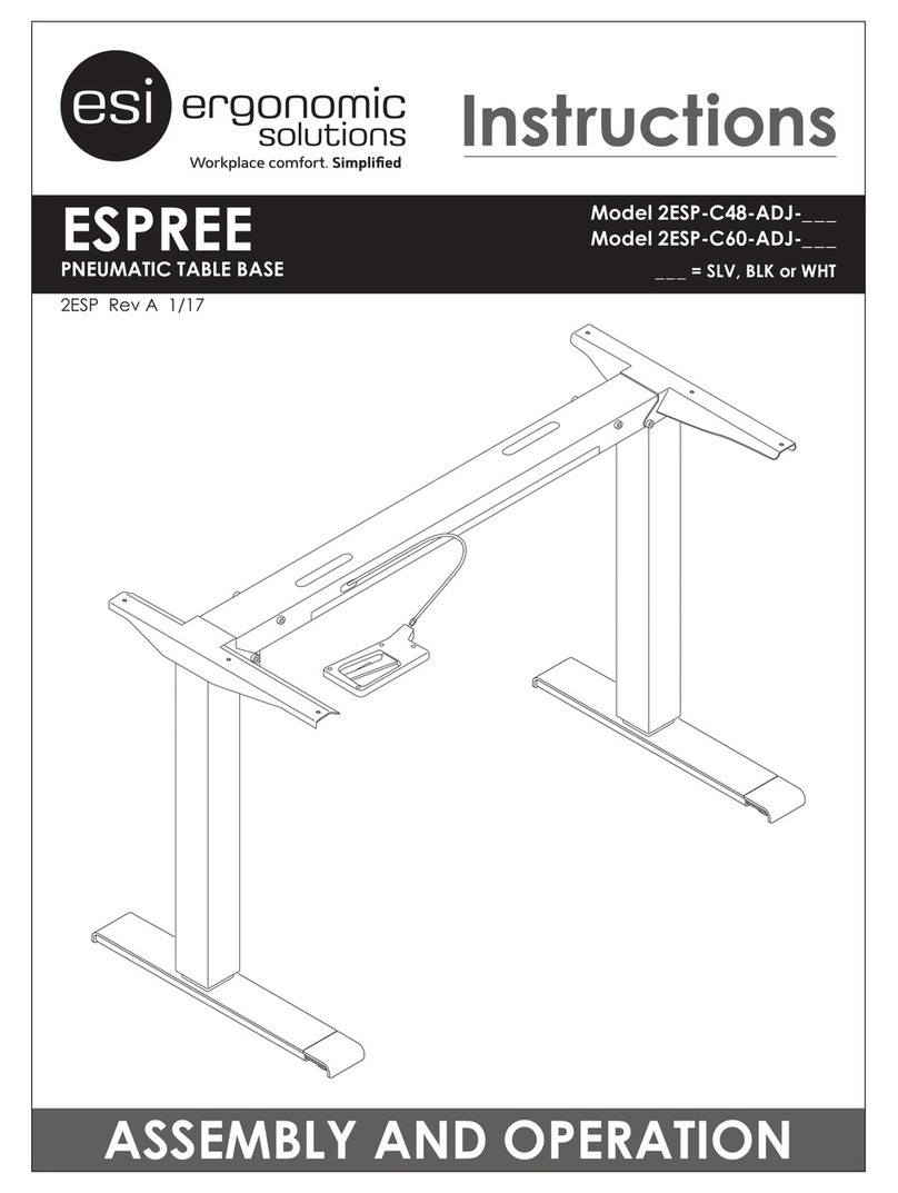 ESI ESPREE Assembly and operation ESI ESPREE Assembly and operation