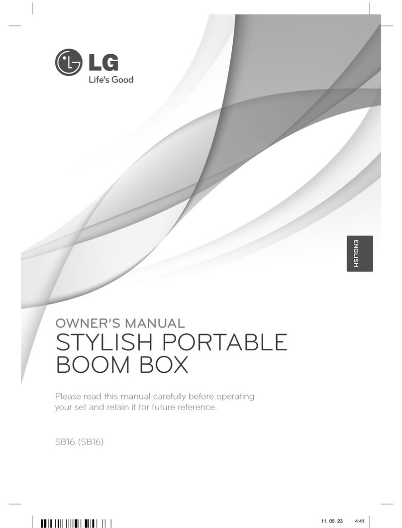 LG SB16 User manual