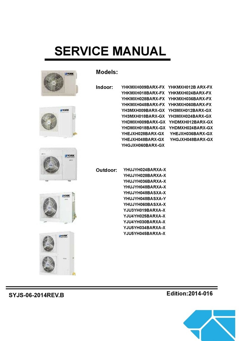 York YHKMXH009BARX-FX User manual