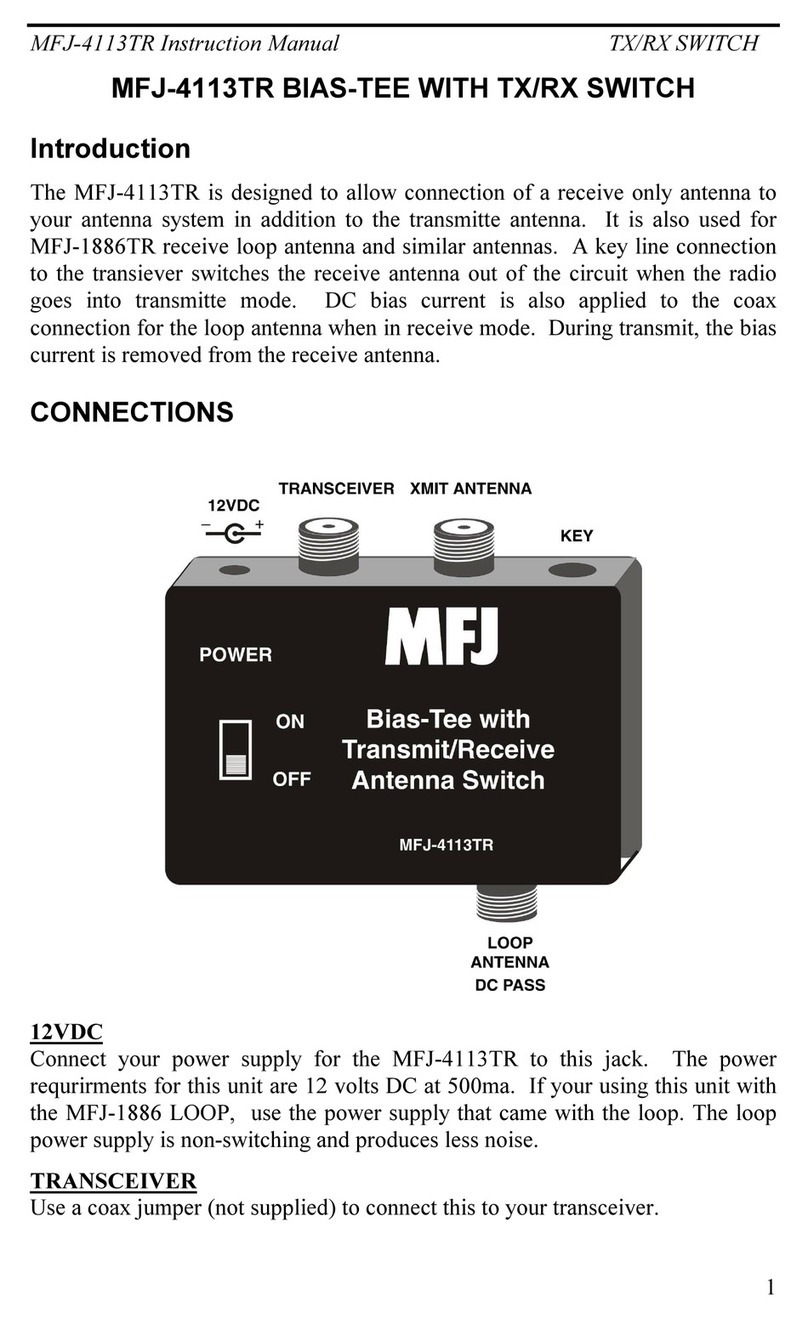 MFJ MFJ-4113TR User manual