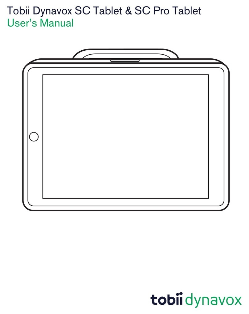 Tobii Dynavox SC Tablet user manual