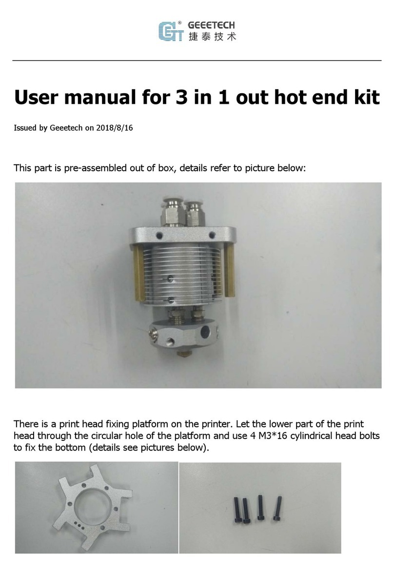 Geeetech 800-001-0554 user manual