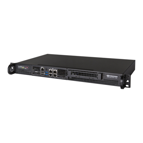 Crestron DigitalMedia XiO Director DM-XIO-DIR-160 Dimensional drawing