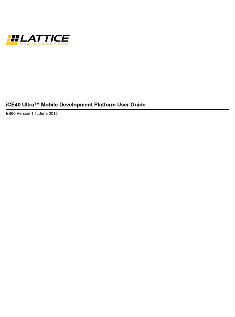 Lattice iCE40 Ultra User manual