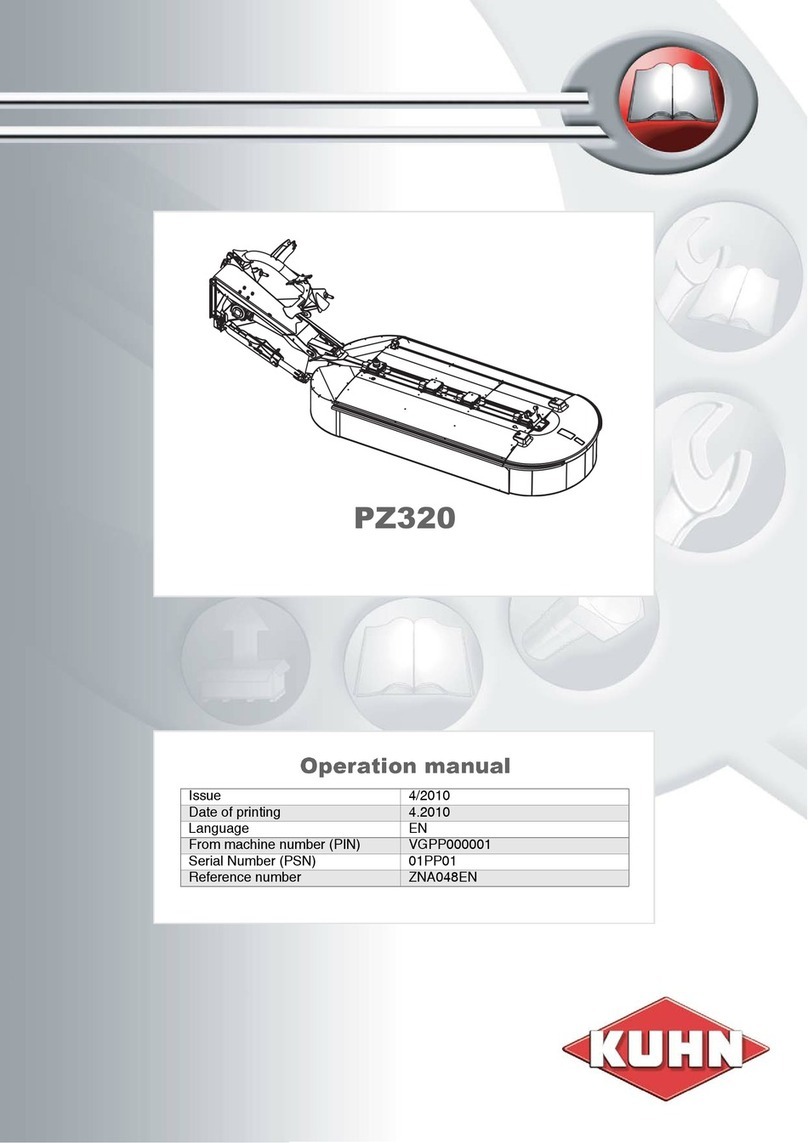 KUHN PZ320 Operation manual