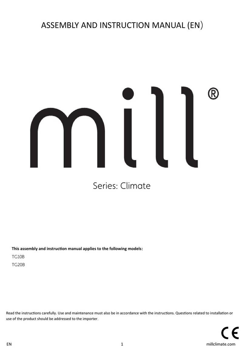 MILL TG10B Assembly and instruction manual