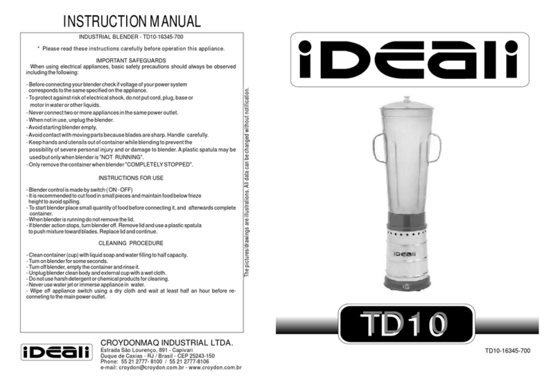 IDEALI TD10 User manual