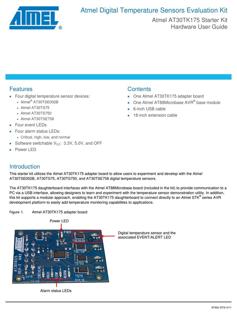 Atmel AT30TK175 Installation manual