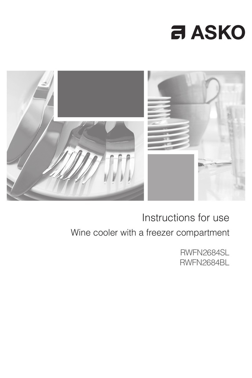 Asko RWFN2684SL Instructions for use