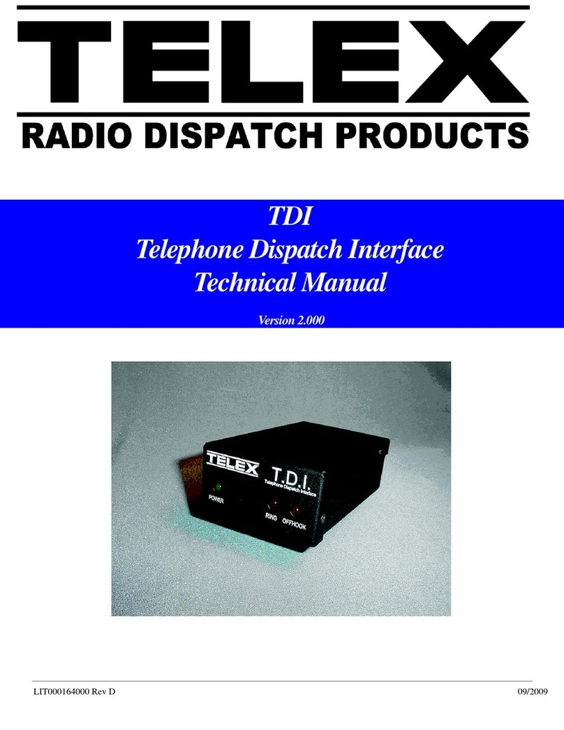 Telex TDI Technical manual