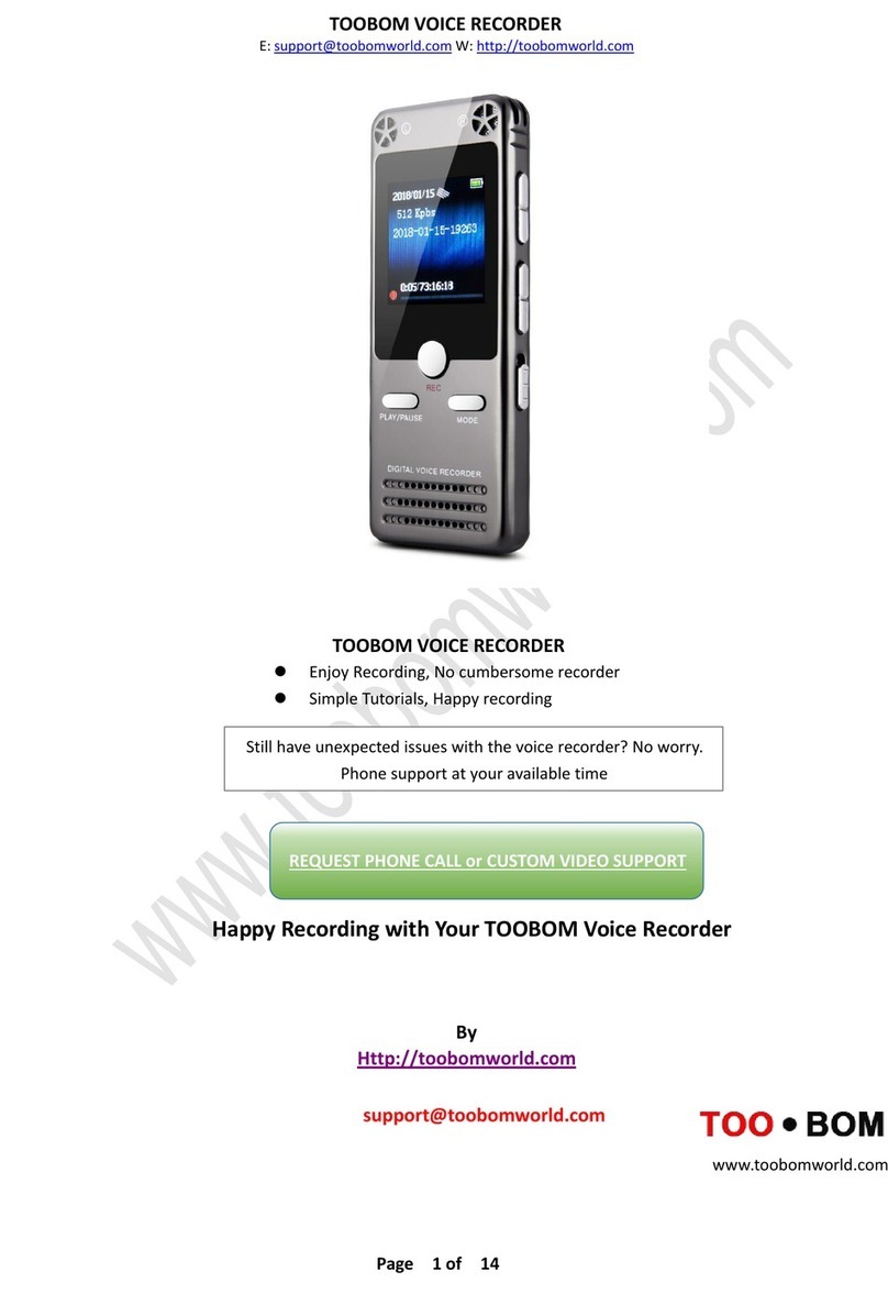 TOOBOM R63 manual