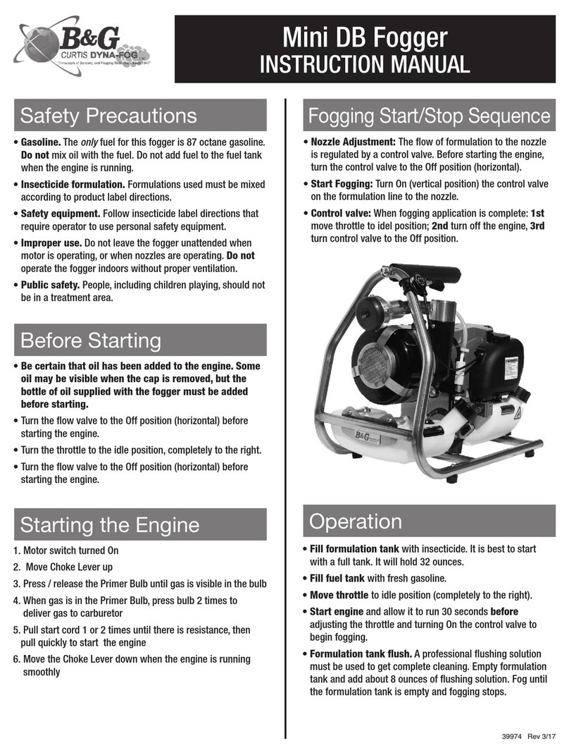 B&G Mini DB instruction manual