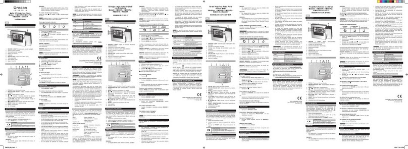 Oregon Scientific RM309P user manual