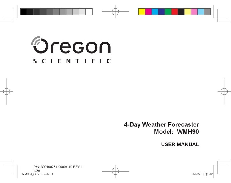 Oregon Scientific WMH90 user manual