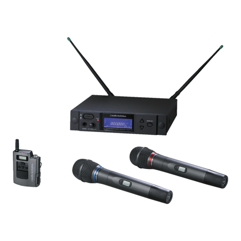 Audio Technica ARTIST ELITE AEW-T1000 Operation manual