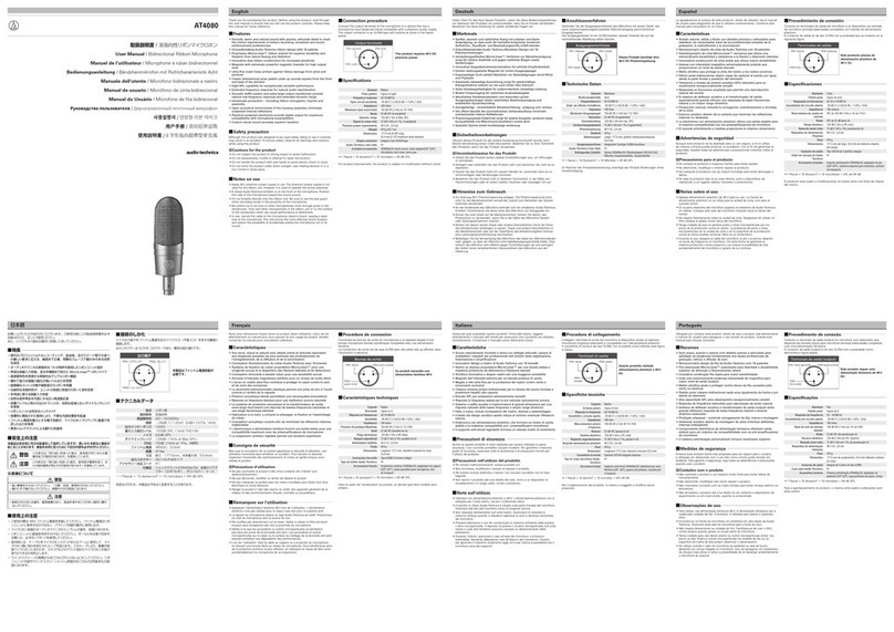 Audio Technica AT4080 user manual