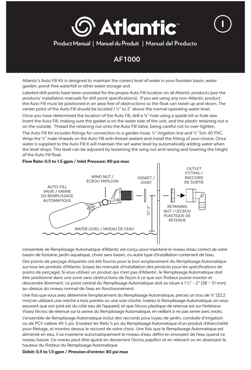 Atlantic AF1000 User manual