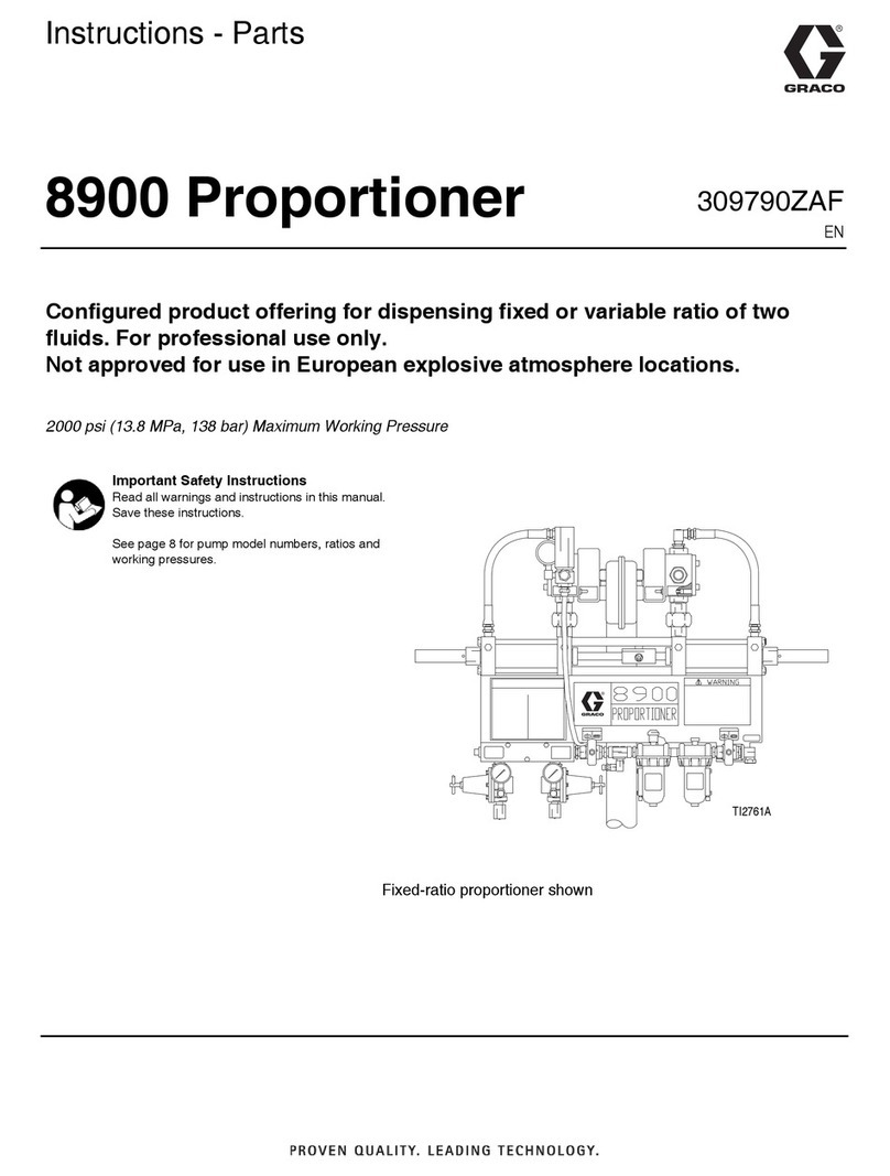 Graco 8900 Instructions for use Graco 8900 Instructions for use