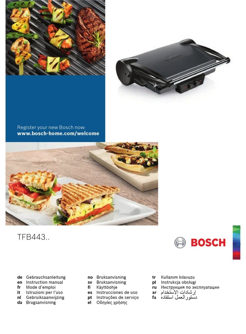 Bosch TFB443 Series instruction manual