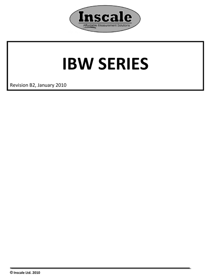 Inscale IBW 3 User manual
