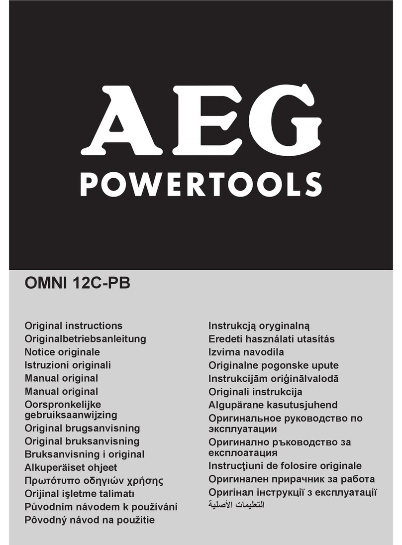 AEG Powertools OMNI 12C-PB Original instructions