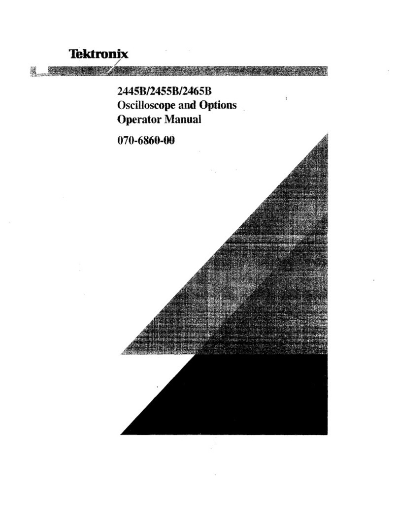 Tektronix 2445B User manual