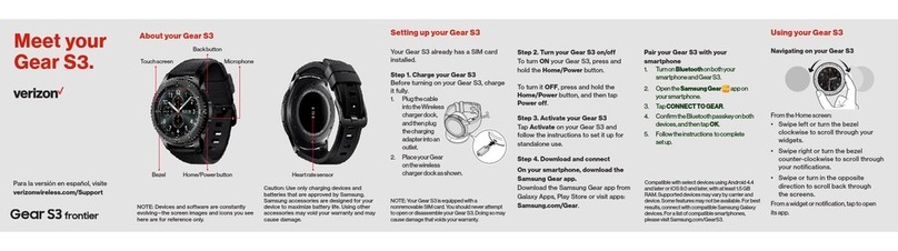 Verizon Gear S3 User manual
