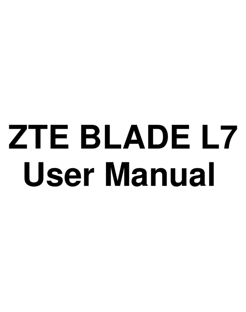 Zte BLADE L7 User manual