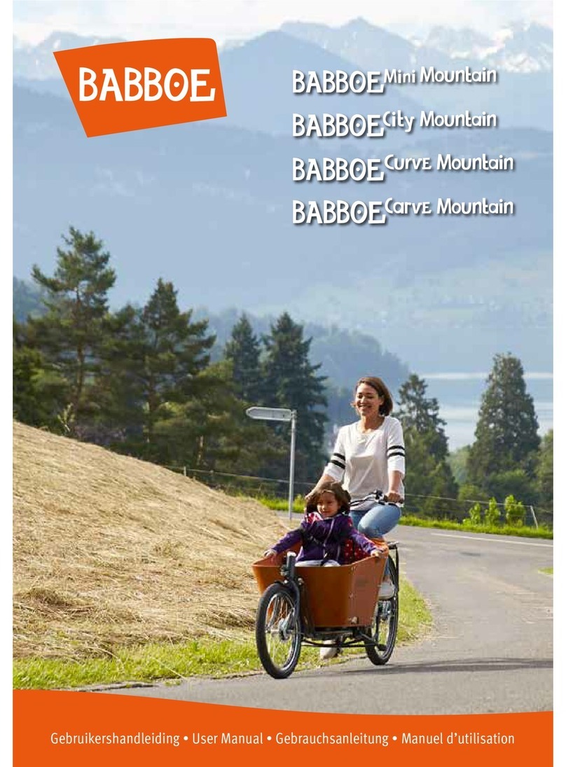 Babboe Mini Mountain User manual Babboe Mini Mountain User manual