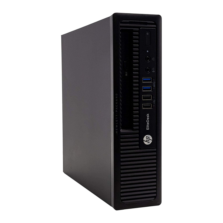 HP EliteDesk 800 Operating and maintenance manual