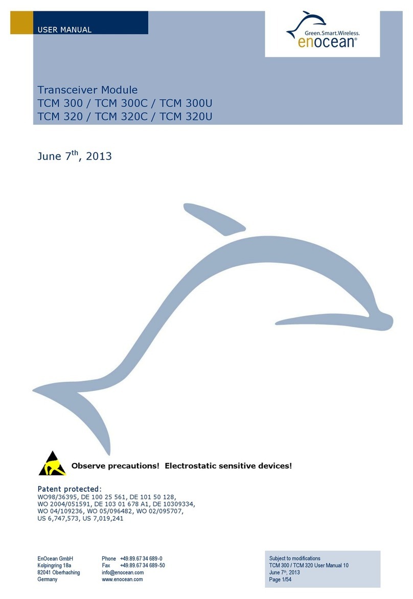 EnOcean TCM 300C User manual