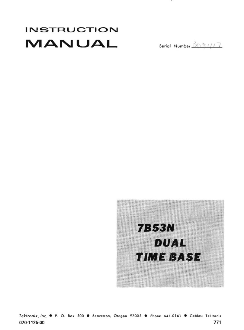 Tektronix 7B53N User manual