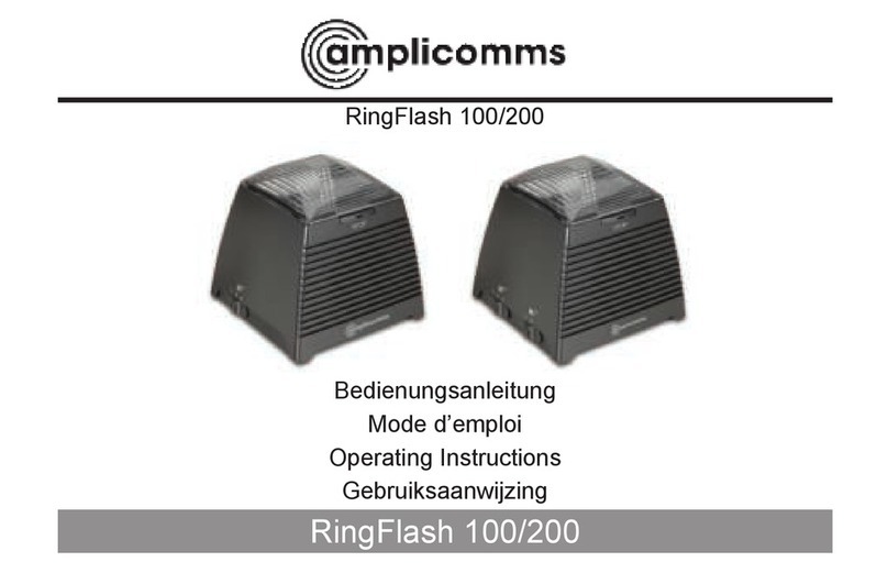 Amplicomms RingFlash 100 operating instructions