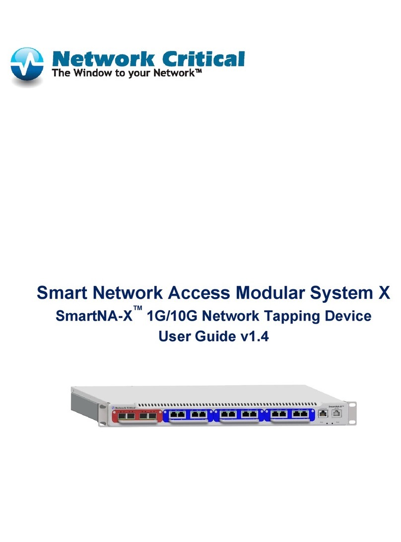 Network Critical SmartNA-X user guide