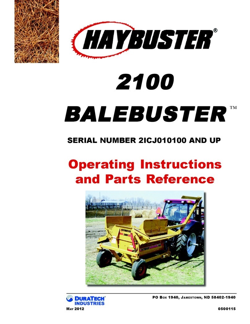 Haybuster 2100 BALEBUSTER Service manual