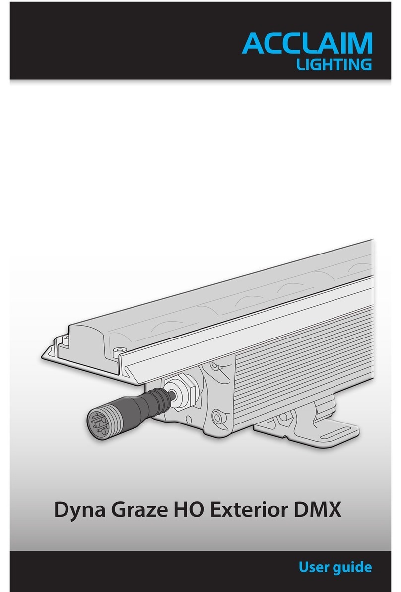 Acclaim Lighting Dyna Graze HO Exterior DMX user guide