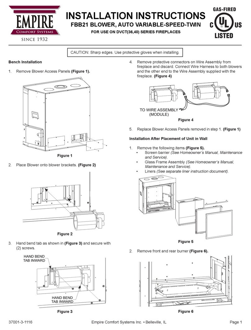 Empire Comfort Systems FBB21 installation instructions