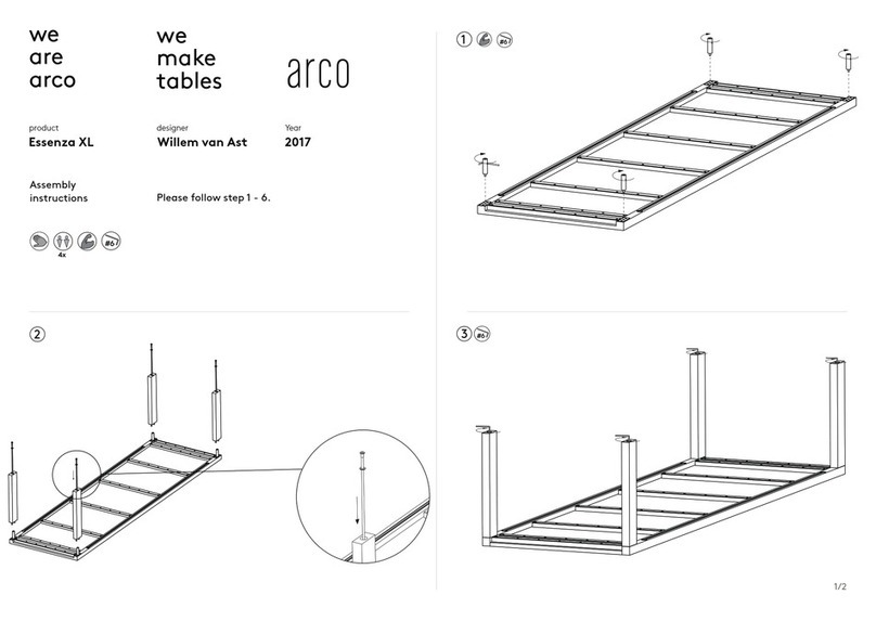 ARCO Essenza XL Assembly instructions